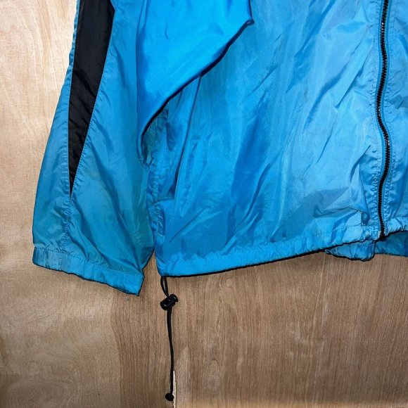 VTG Men’s Nike Black Tag Full Zip Lightweight Logo Windbreaker Jacket XXL Rare - Picture 5 of 12